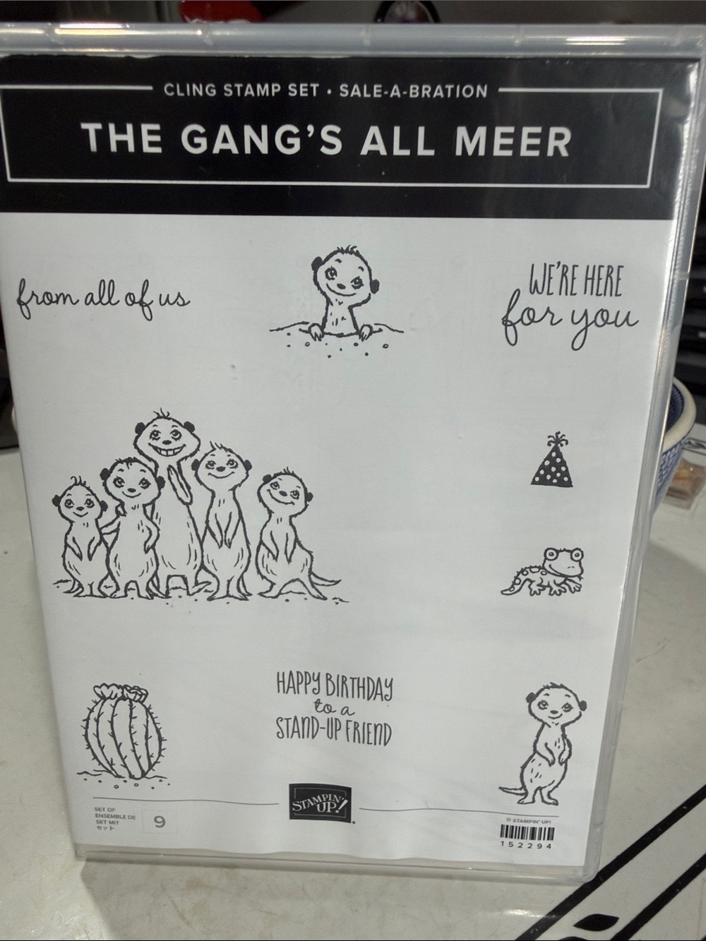 Stampin' Up! The Gang's All Meer Cling Stamp Set Sale-a-bration